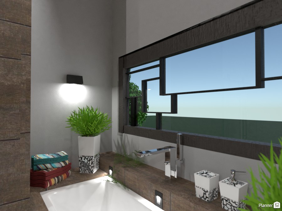 Pop Art Modern Bath: Cozy Corner #3000399 by Moonface