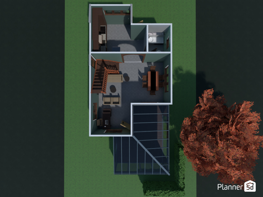 100 sqm Two-Storey house Design #7253422 by Jomer O. Atienza