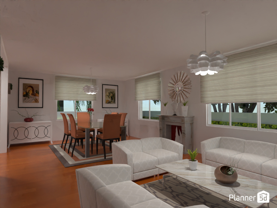 Interior Casa colonial moderna #13507323 by MariaCris