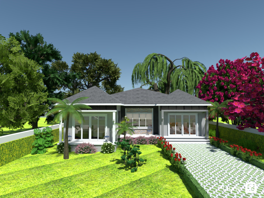 Casa colonial moderna #13507351 by MariaCris