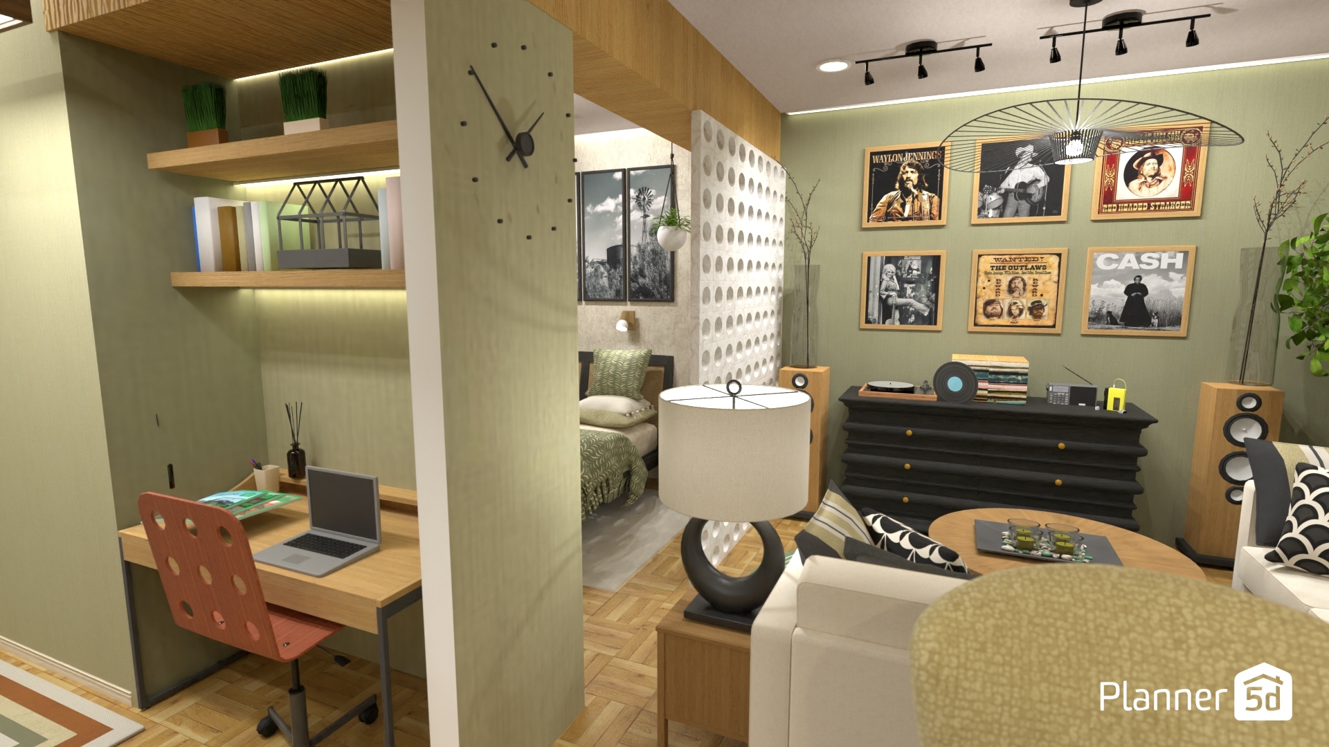 The Green C&W Fan #22163854 by TXpat