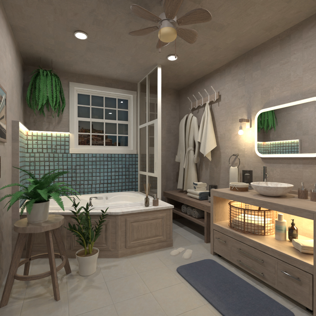 Nautical bathroom #12250591 by Editors Choice