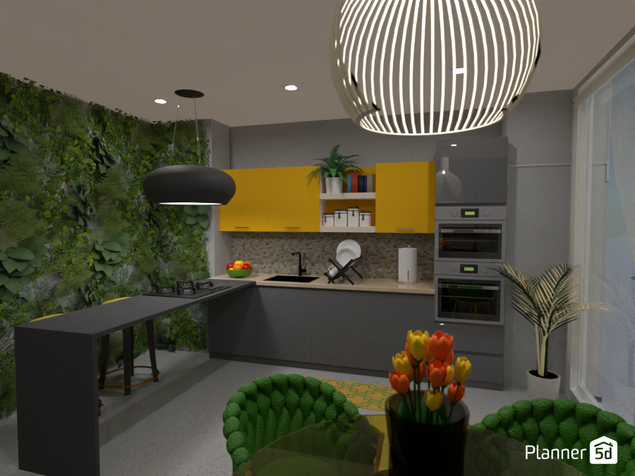 Sunny kitchen #12551483 by Freek