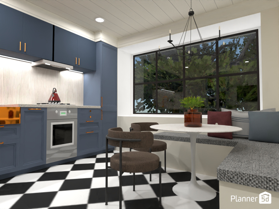 Kitchen with breakfast nook 13145531 by Marco Lam image