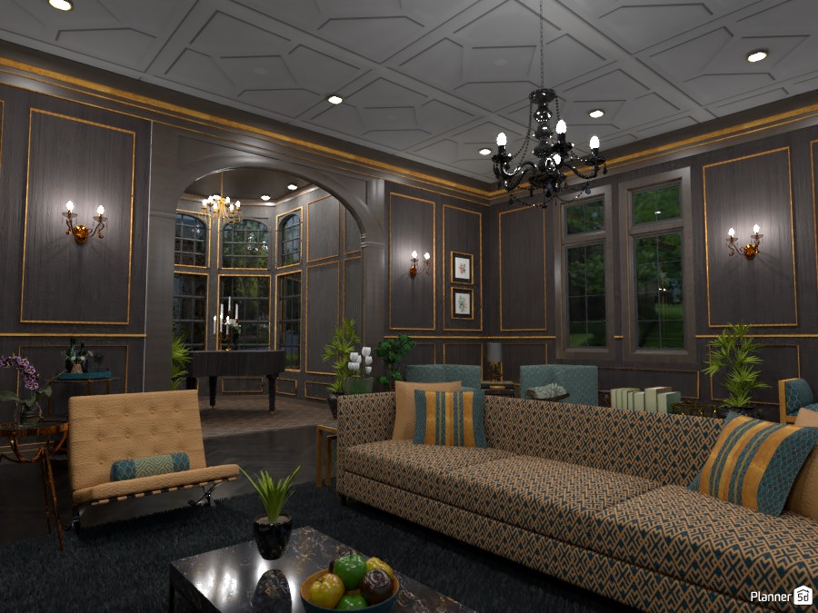 Upscale Great Room #3850086 by DesignKing