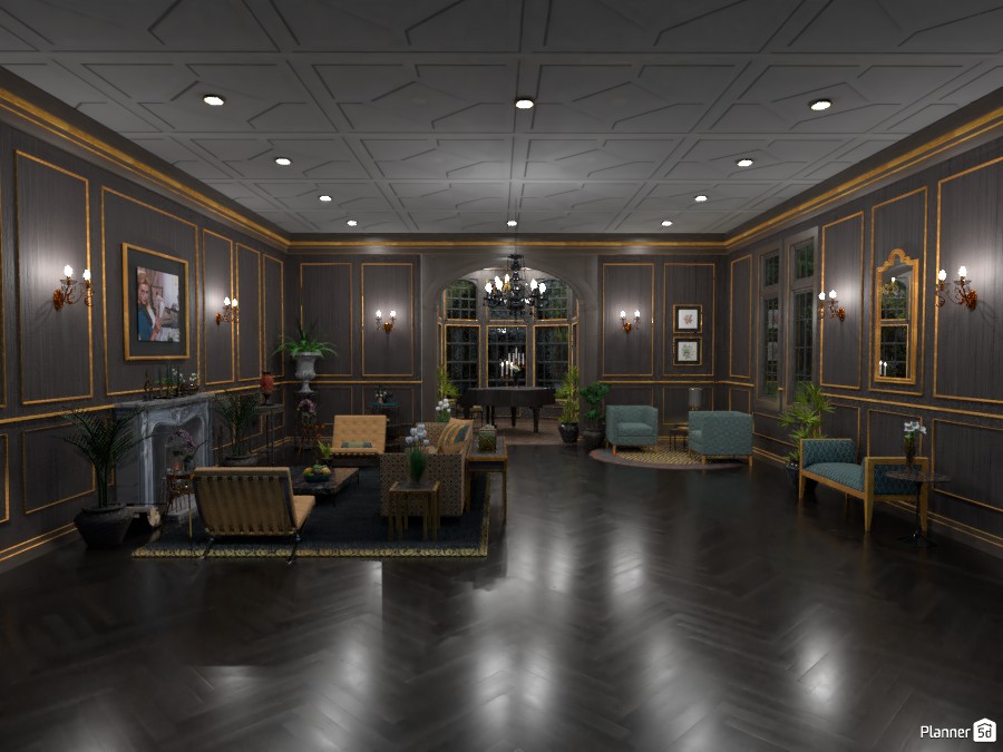 Upscale Great Room #3850240 by DesignKing