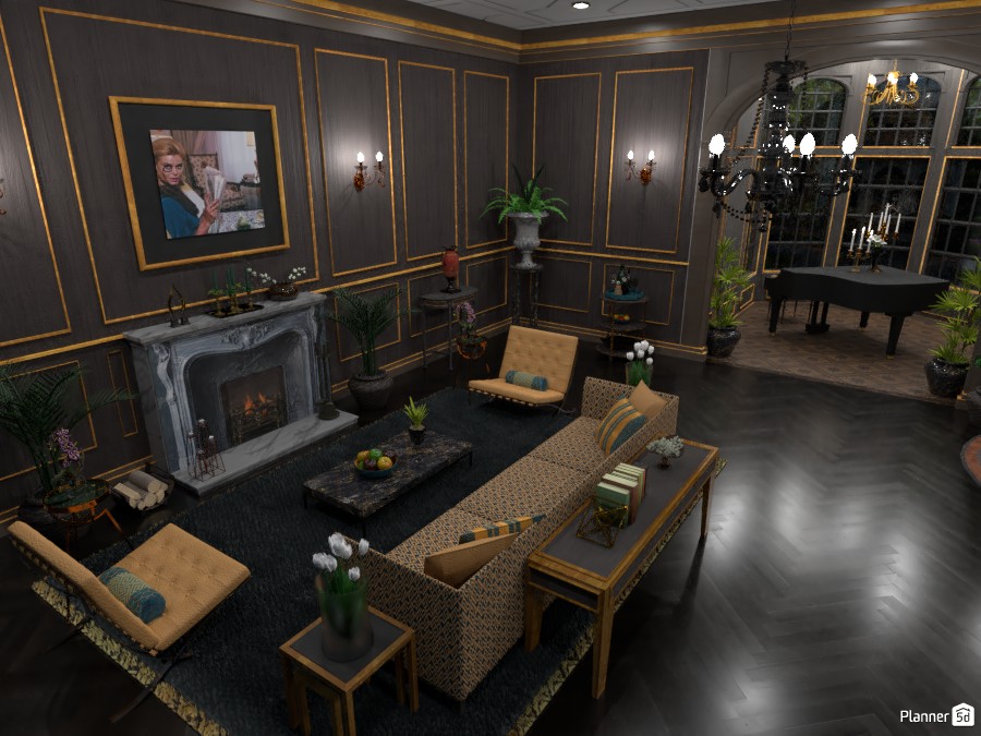 Upscale Great Room #3850448 by DesignKing