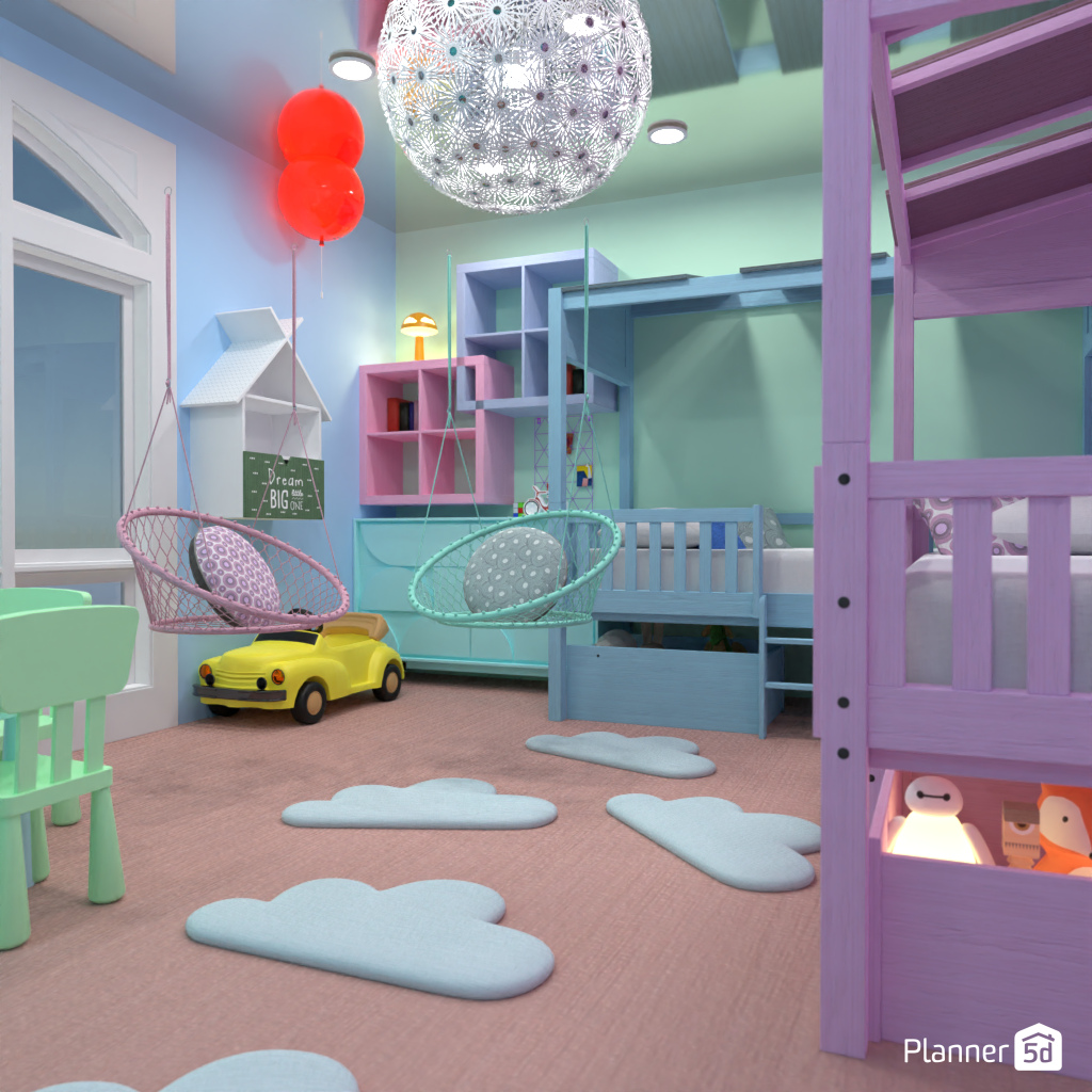 Candy Land Kid's Room #21288886 by Editors Choice