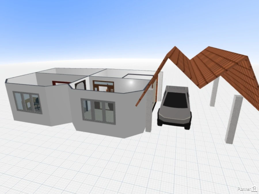 Small 1-floor house(floor plan) #3045448 by Jude Mazzullo