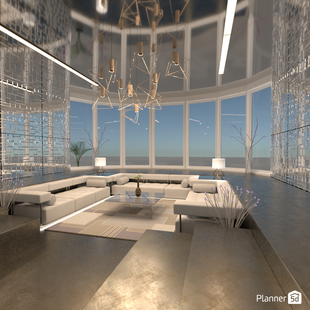 Futuristic Living Room #3361116 by Editors Choice