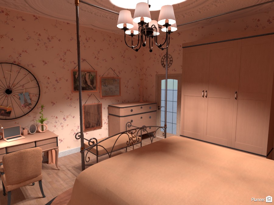 Bedroom in French style 4573677 by CakTuz image