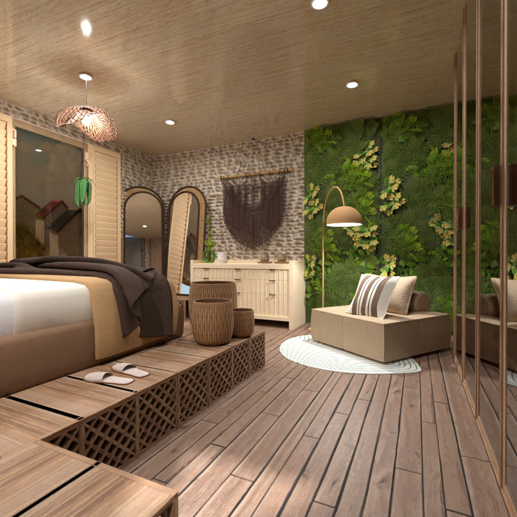 Wabi Sabi Bedroom #14566815 by Editors Choice