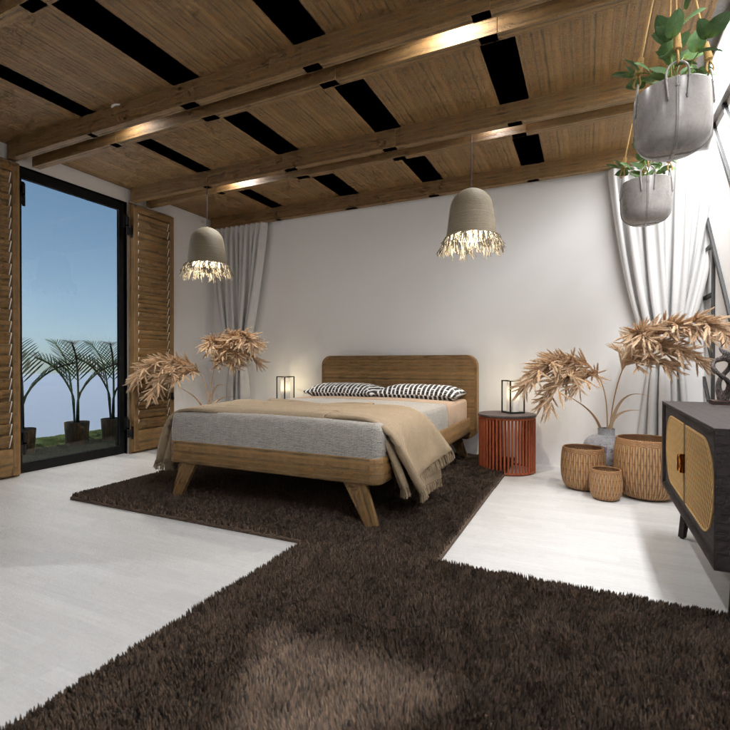 Wabi Sabi Bedroom #14551035 by Editors Choice