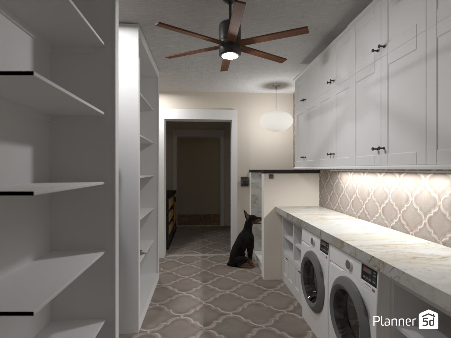 laundry room with dog spa #9148012 by Damir