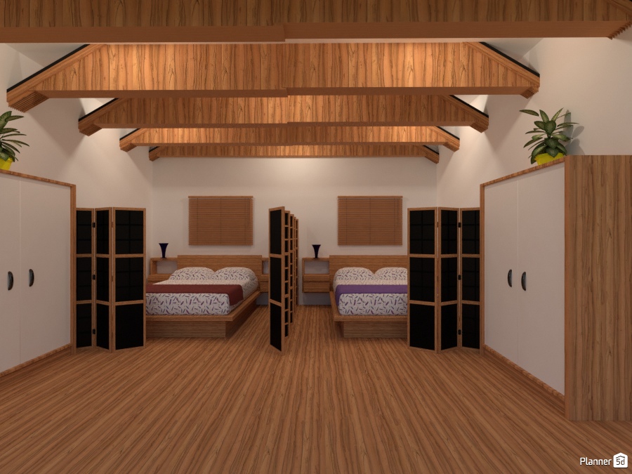 attic guest room #1920888 by Joy Suiter