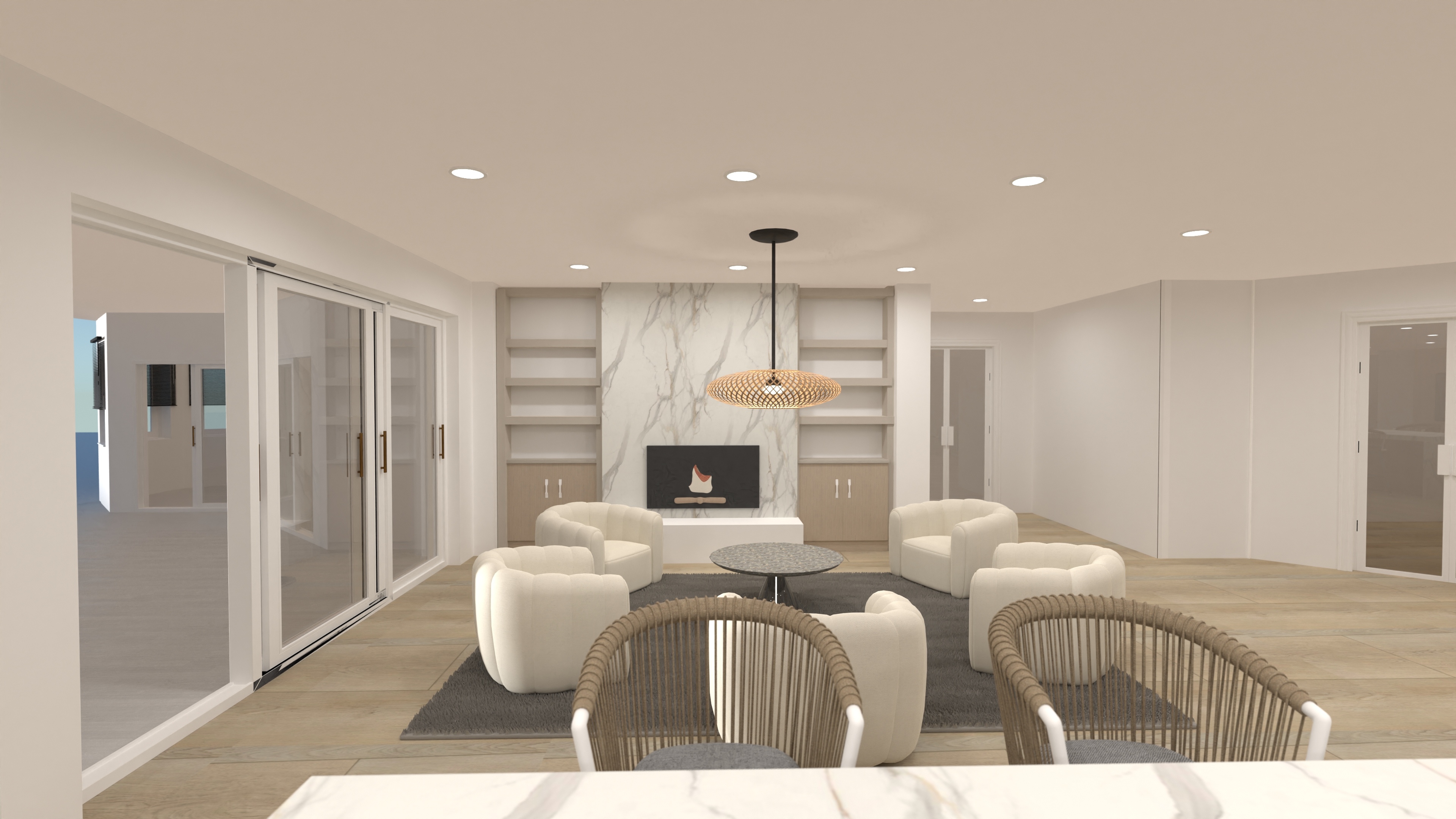 Fireplace Design Bench #23793871 by Beth Blessing