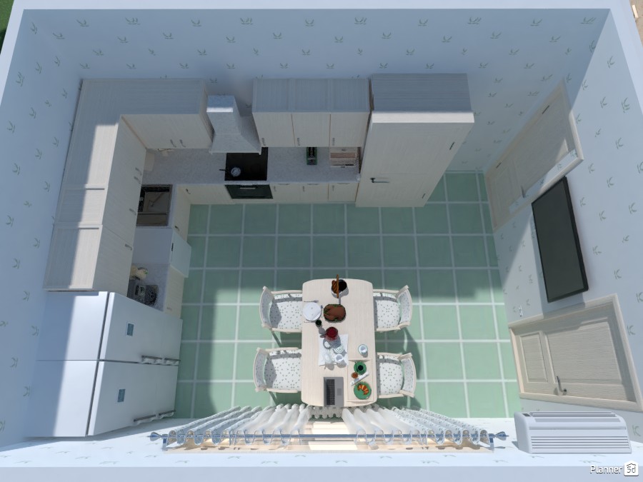 Кухня вид сверху #3178143 by Наталия Болли