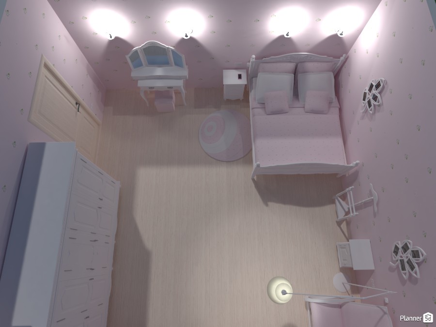 Бело-розовая спальня 3178182 by Наталия Болли image