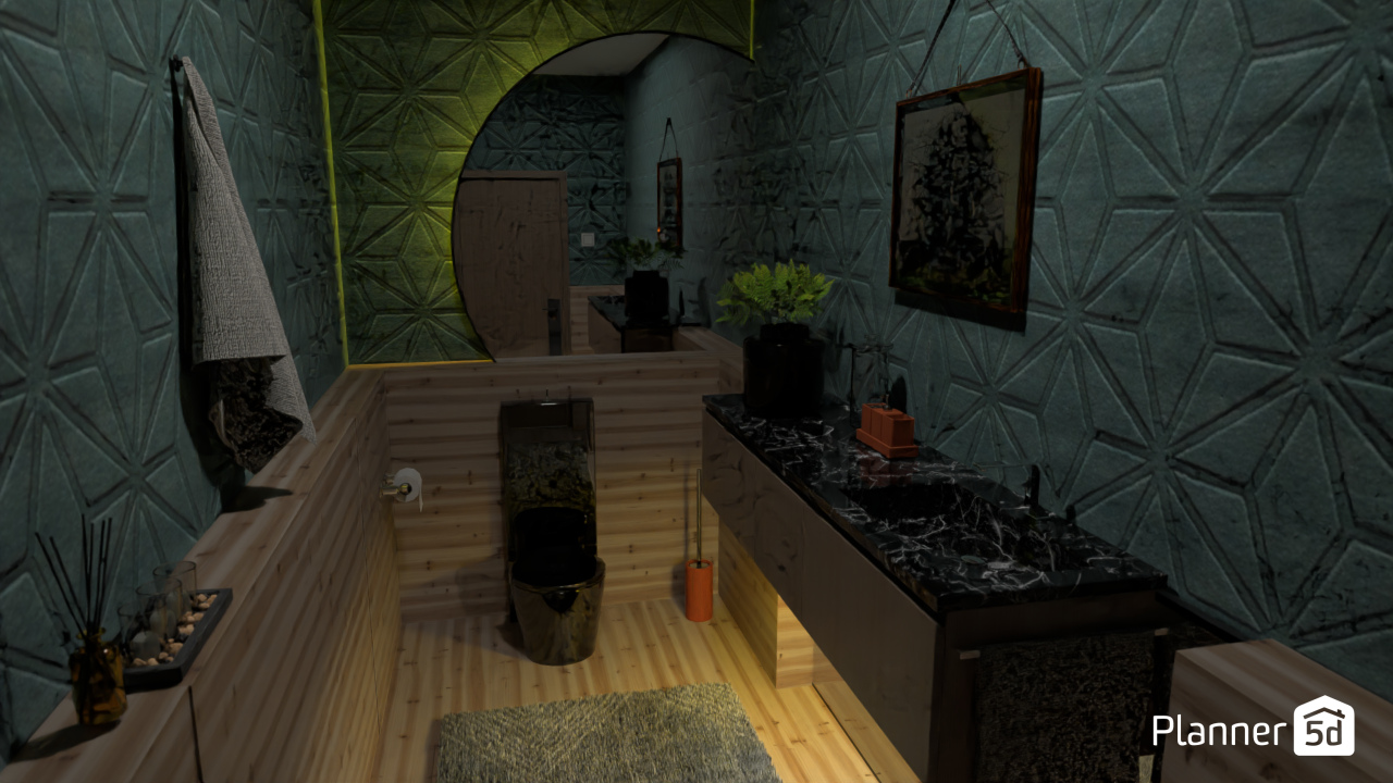 Penthouse Powder Room #10778144 by Bulelwa