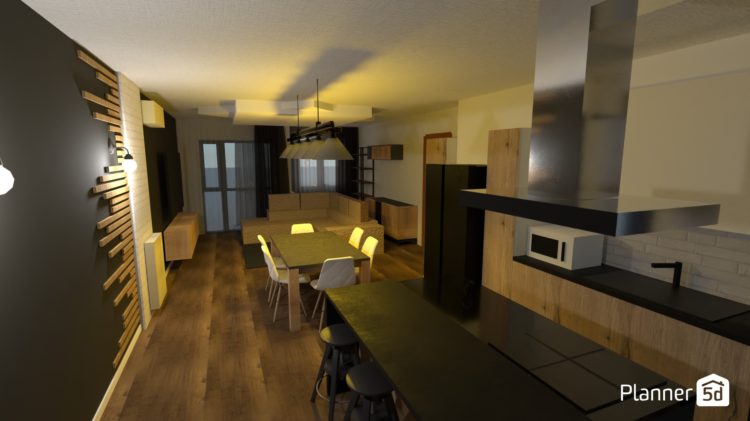 con tavolo pranzo attuale e scrivania piu piccola #23360854 by Sante Marzulli