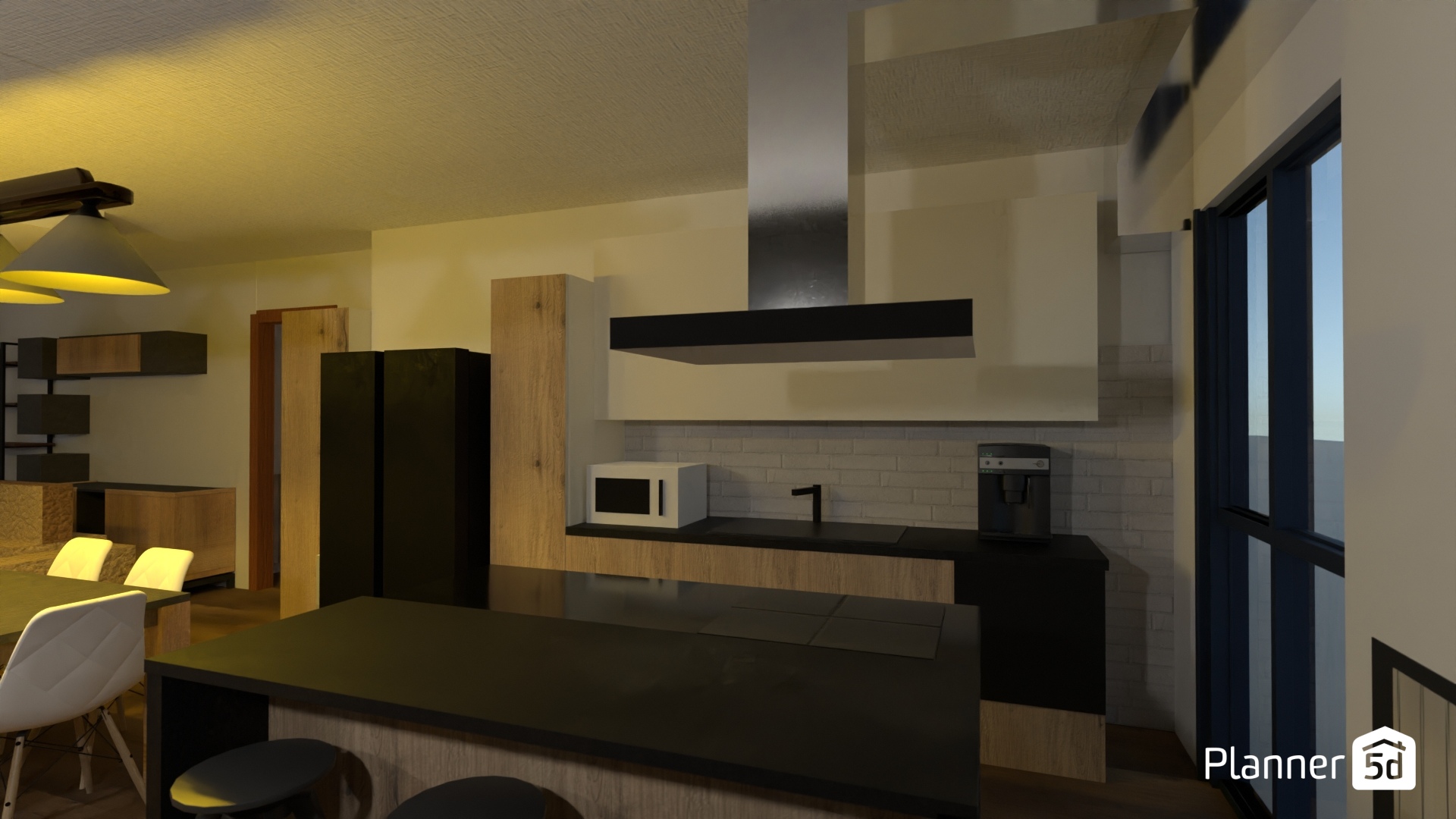 con tavolo pranzo attuale e scrivania piu piccola #23361382 by Sante Marzulli