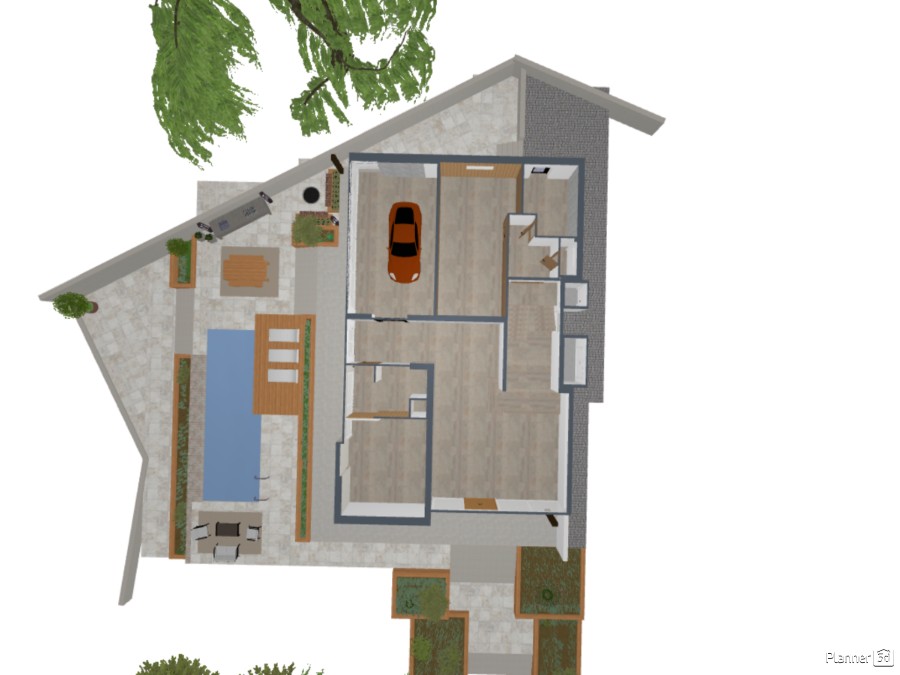 Modern patio #24256272 by User 164750532