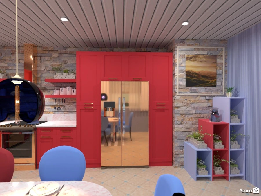 Красочная кухня #87607 by Olga