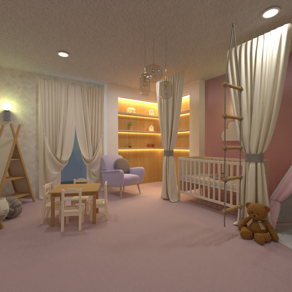 Pink Bedroom 11731800 by Editors Choice image