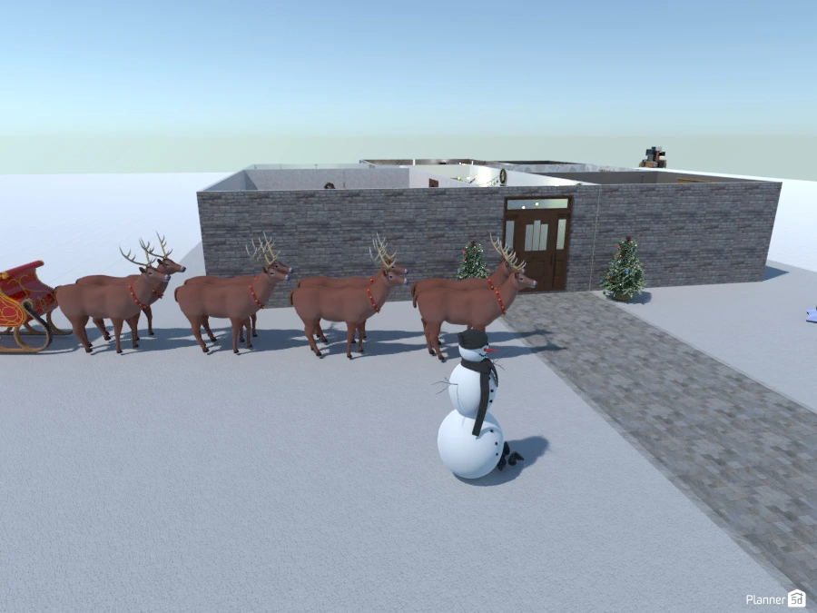 Christmas House #3050100 by Jayde