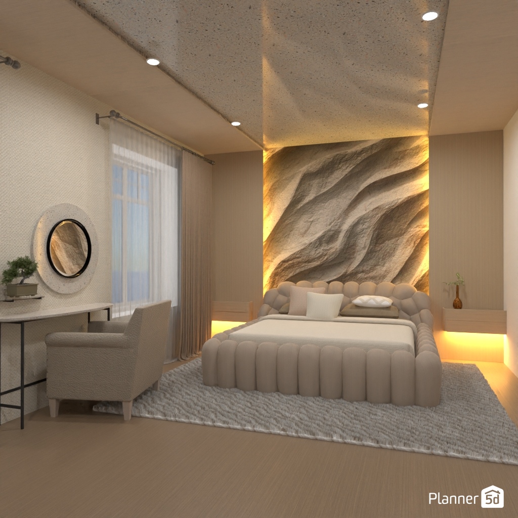 Luxury bedroom interior #32385588 by Editors Choice
