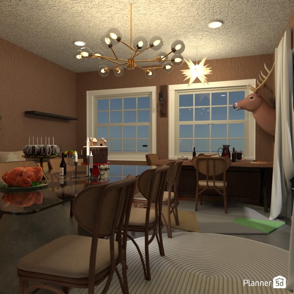 DB: Thanksgiving Day - room shell copy #23468575 by Editors Choice