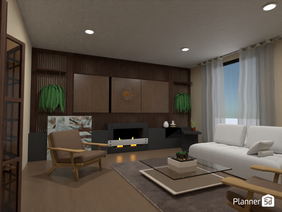 Japandi Living room: Design battle contest #11826904 by Gabes