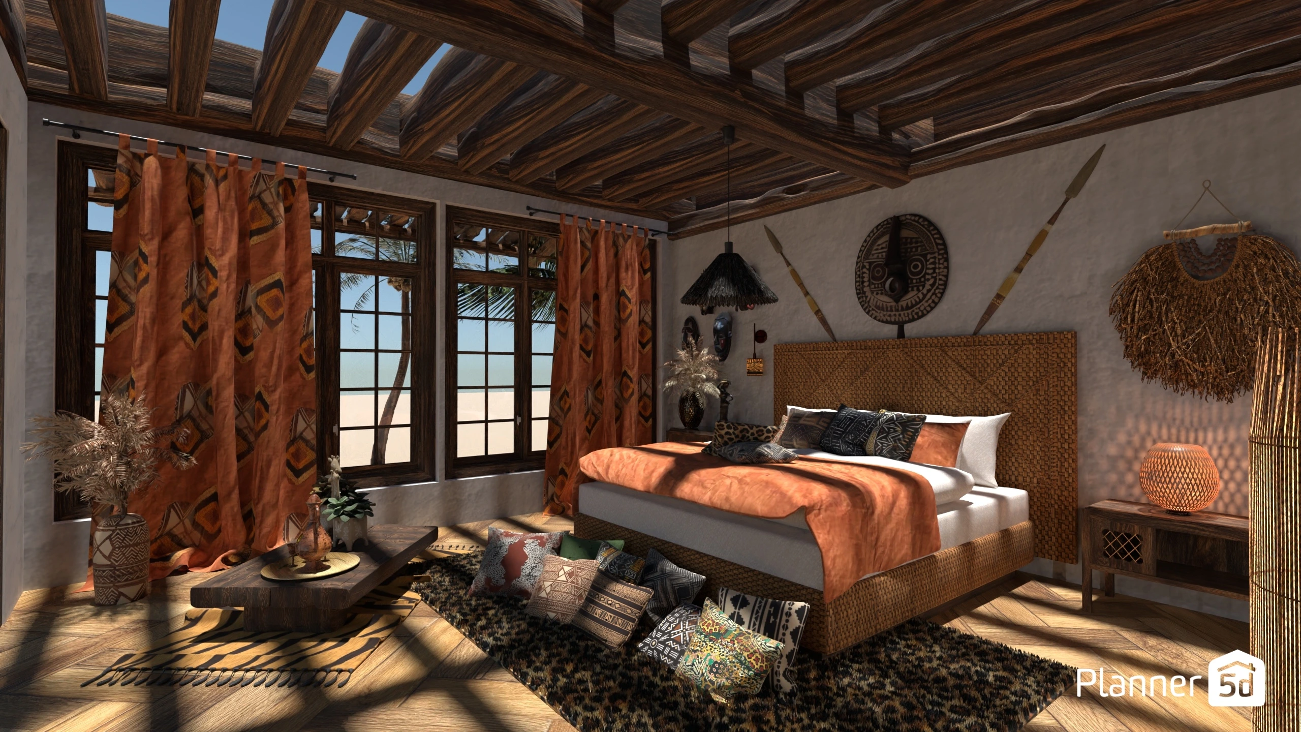 African's Ethnic: Bedroom #3149908 by Micaela Maccaferri