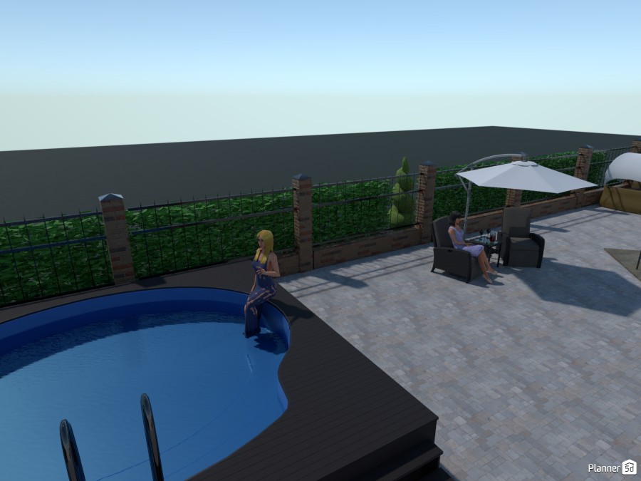 back yard #3079695 by Tatyana Necas