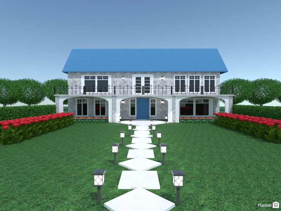 gray marble mansion #2071554 by Joy Suiter