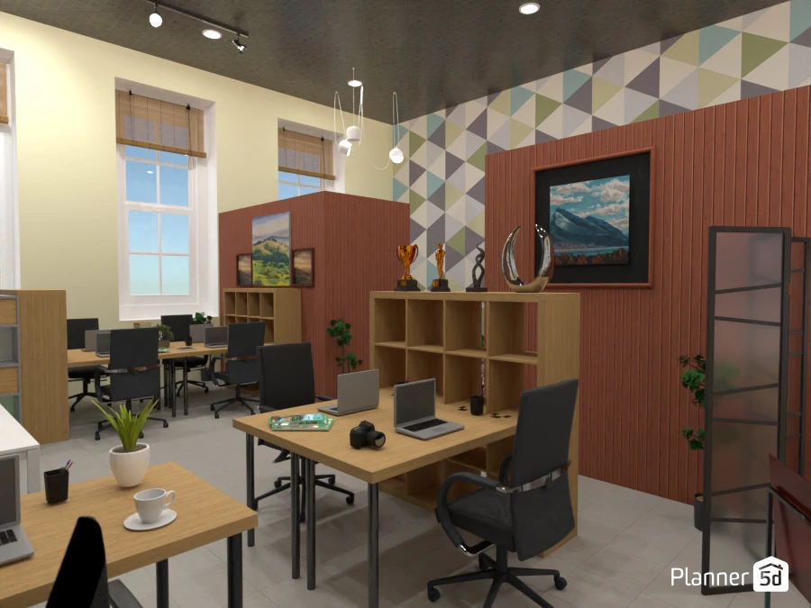 modern office design with rest area #3060916 by Jomer O. Atienza