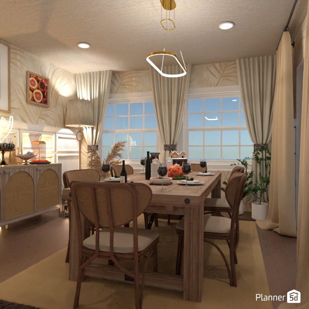 DB: Thanksgiving Day - room shell copy #23427927 by Editors Choice