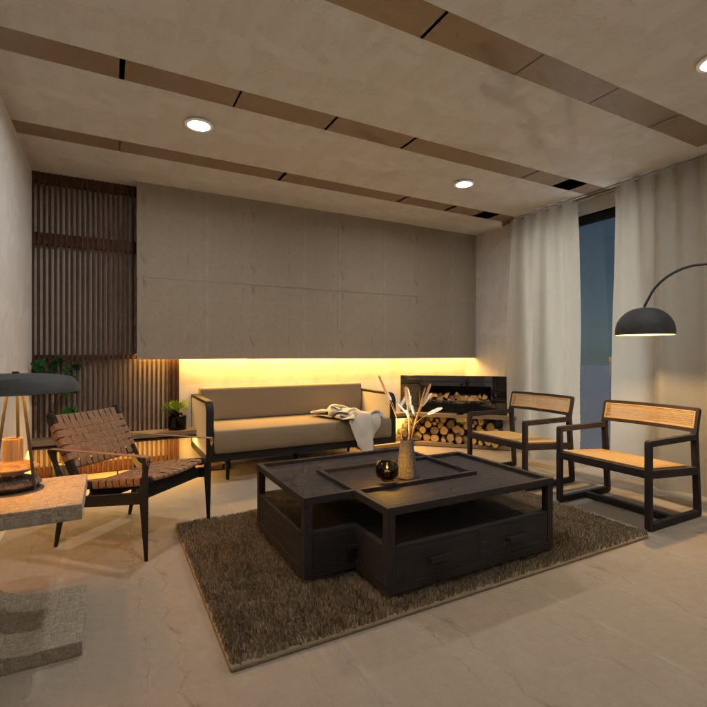 Japandi Living Room #11850520 by Editors Choice