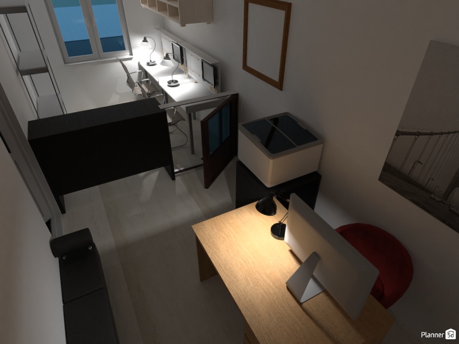 Escritório de trabalho informática #2325931 by Jefte Souza