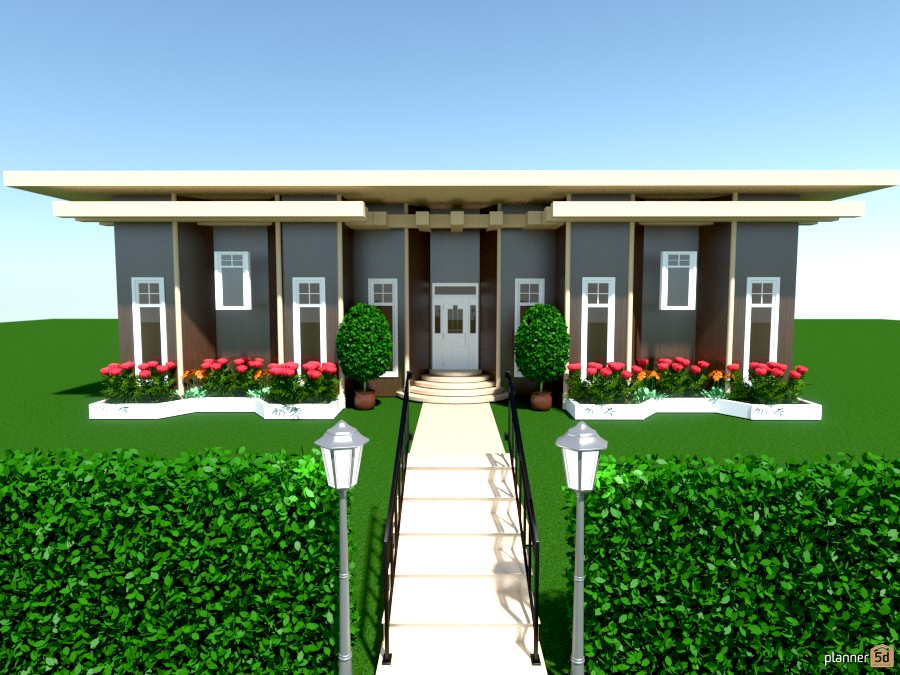 flat roof beam house #839790 by Joy Suiter