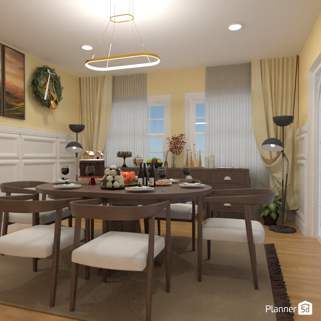 DB: Thanksgiving Day - room shell copy #23400987 by Editors Choice