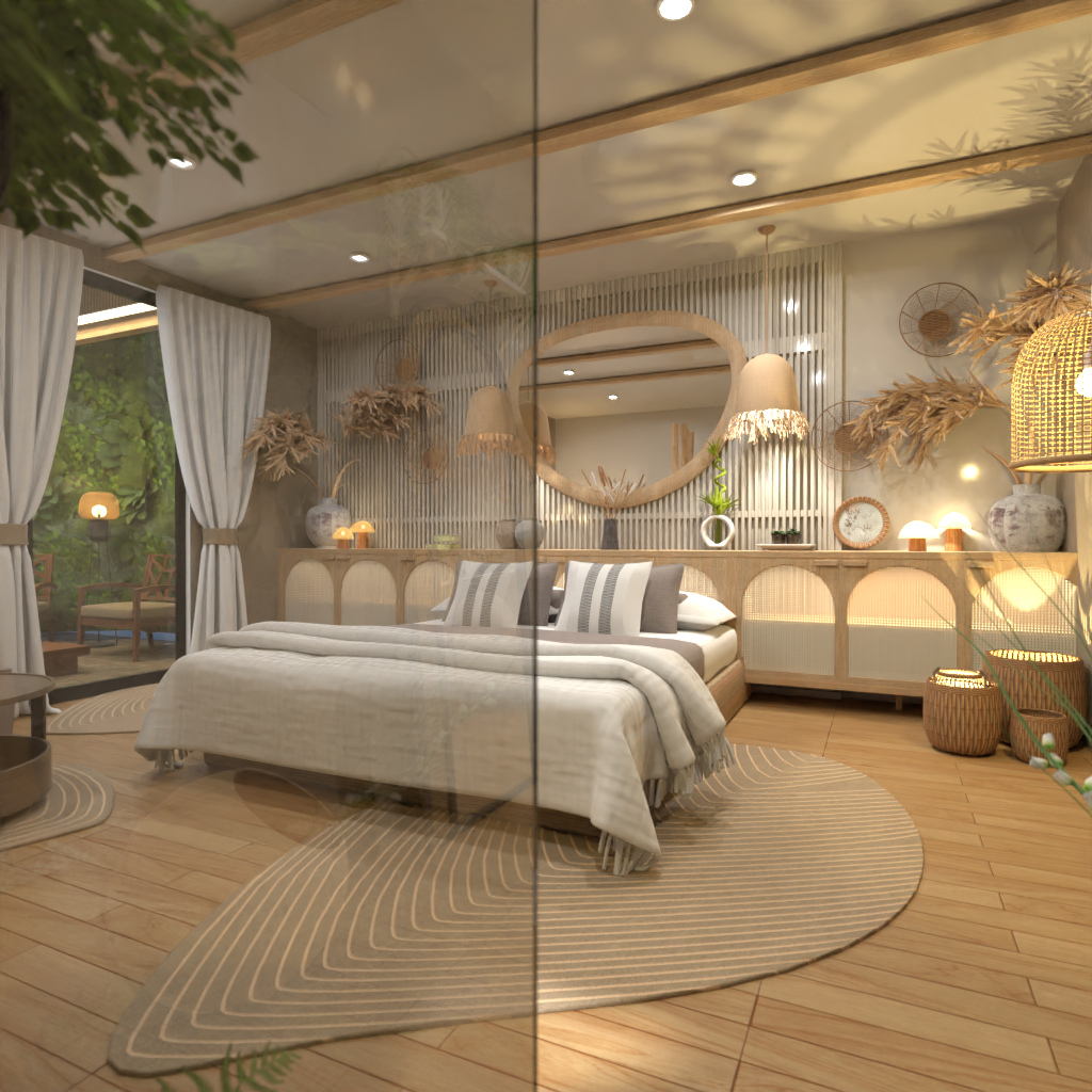 Wabi Sabi Bedroom #14594291 by Editors Choice
