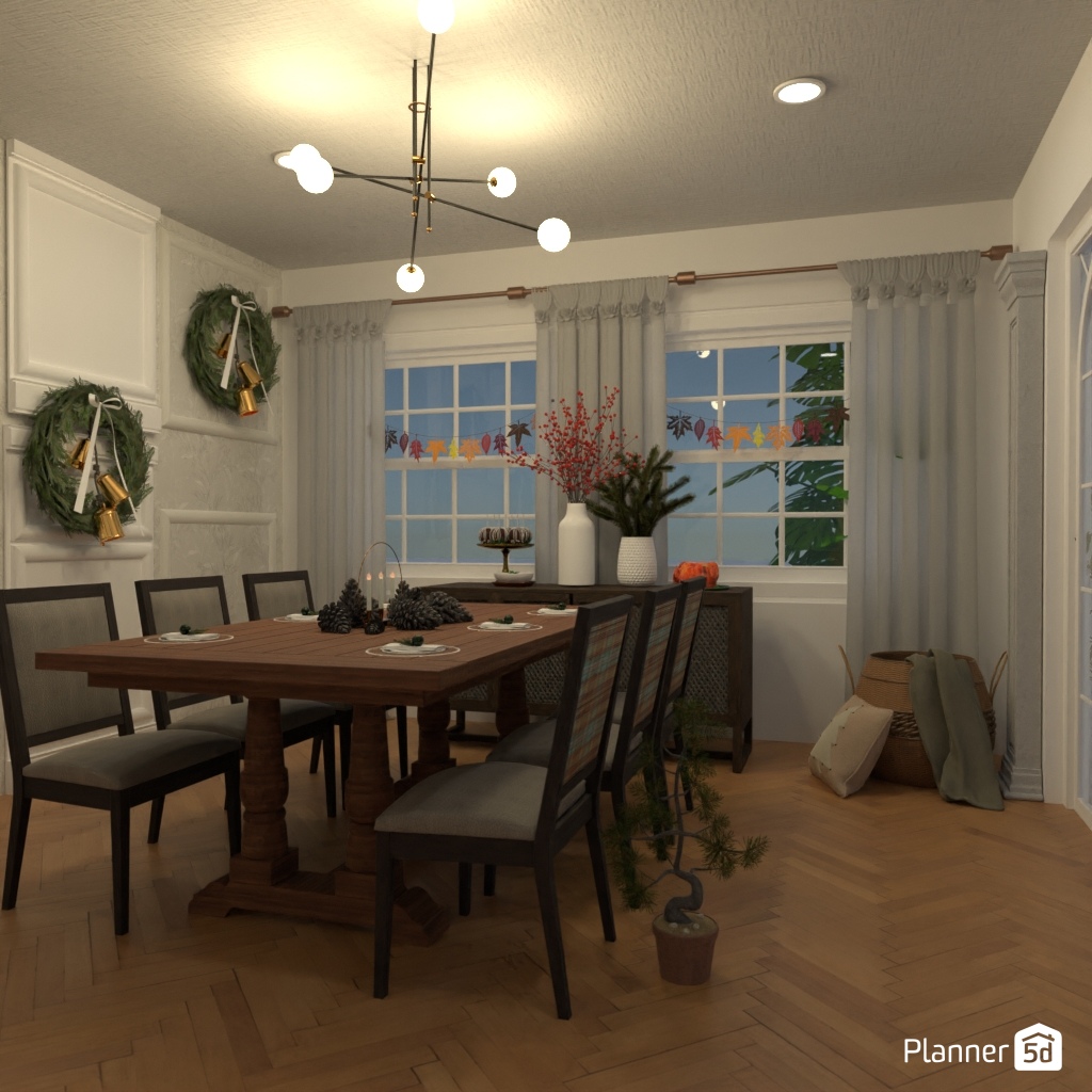 DB: Thanksgiving Day - room shell copy #23398794 by Editors Choice