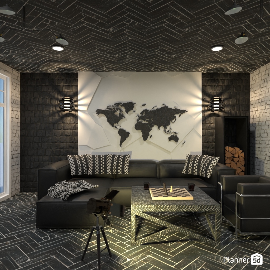 Men's Living Room #26266108 Por Editors Choice