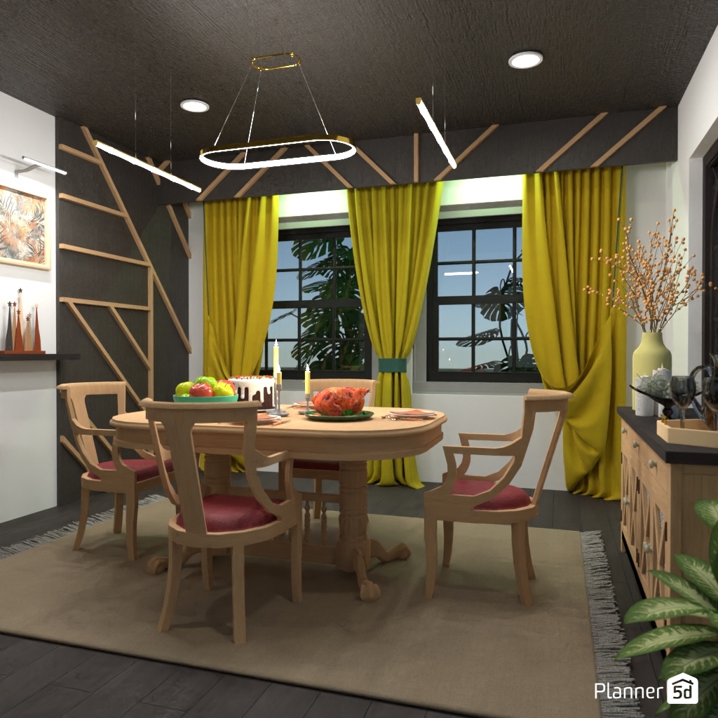 DB: Thanksgiving Day - room shell copy #23422059 by Editors Choice