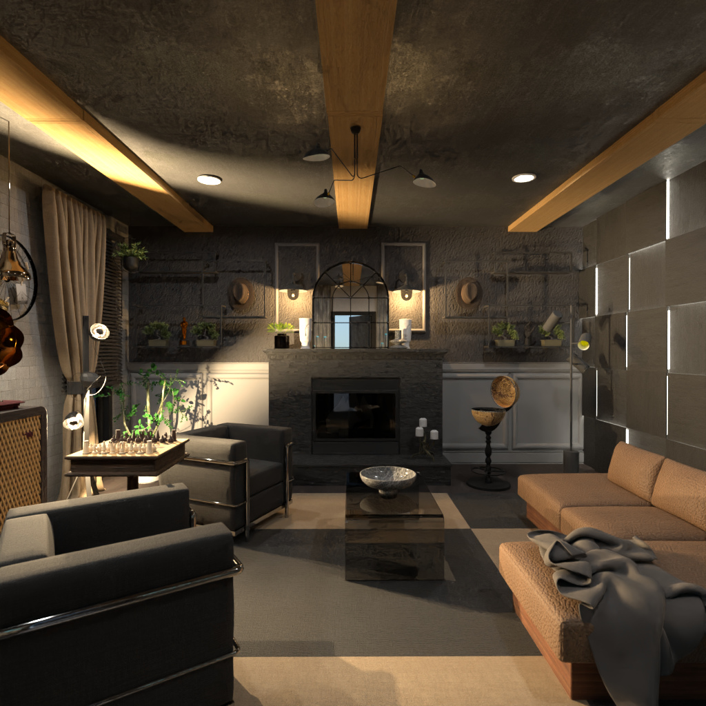 Men's Living Room #13555655 by Editors Choice