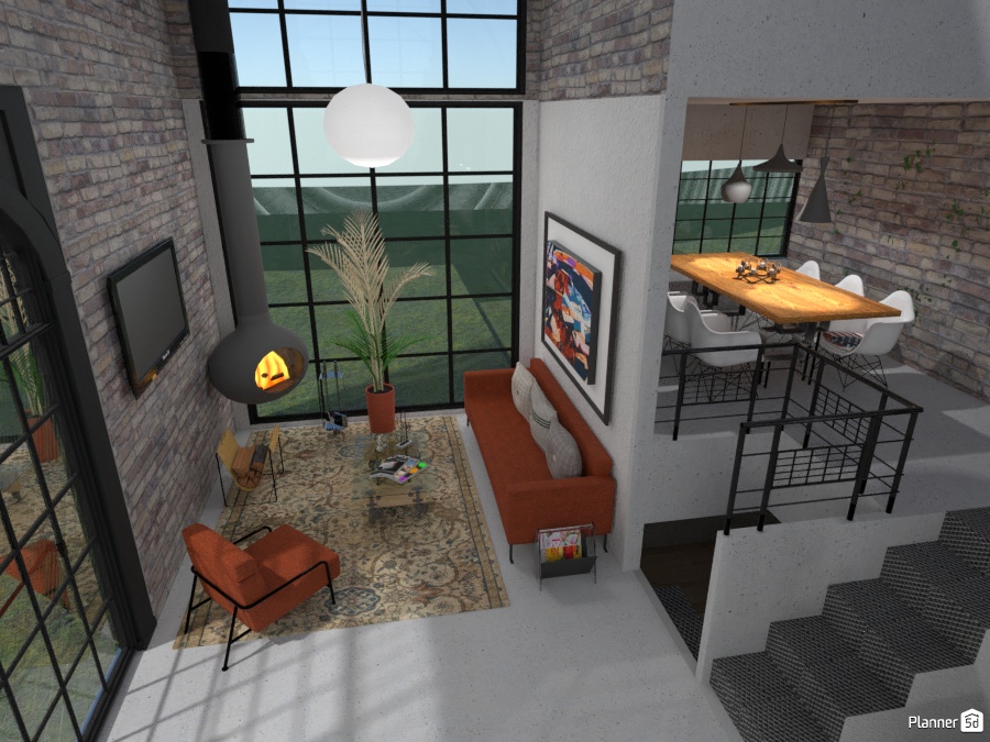 Down&Up Villa: Living & Dining #2643692 by Micaela Maccaferri