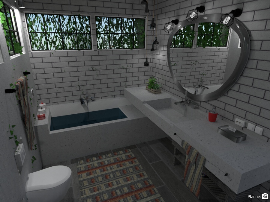 Down&Up Villa: Bath #2650791 by Micaela Maccaferri