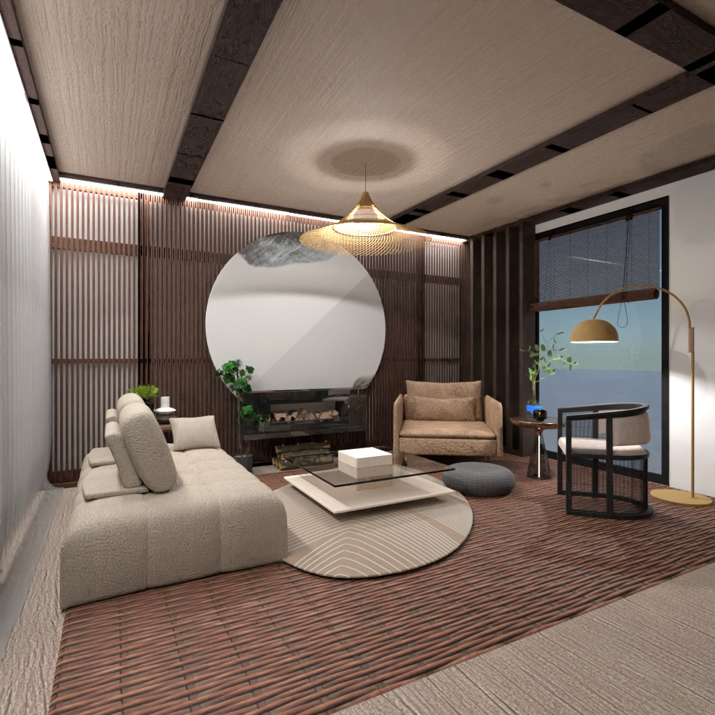 Japandi Living Room #11828980 by Editors Choice