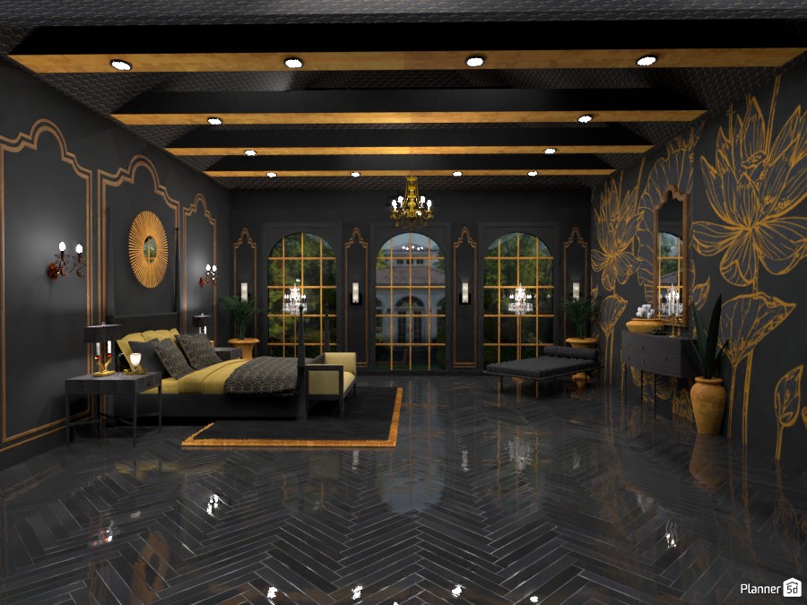 Dramatic Bedroom #3457002 by DesignKing